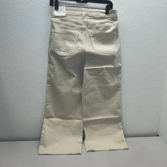 Joseph Ribkoff Women's Embellished Front Jeans Moonstone Beige Size 8 - Picture 7 of 7